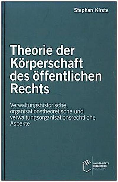 Theorie der Körperschaft des öffentlichen Rechts