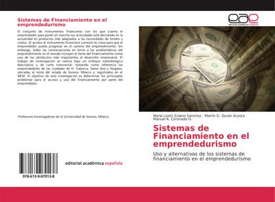 Sistemas de Financiamiento en el emprendedurismo