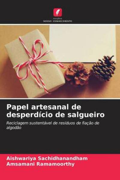 Papel artesanal de desperdício de salgueiro