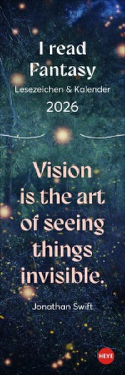 Fantasy Lesezeichen & Kalender 2026