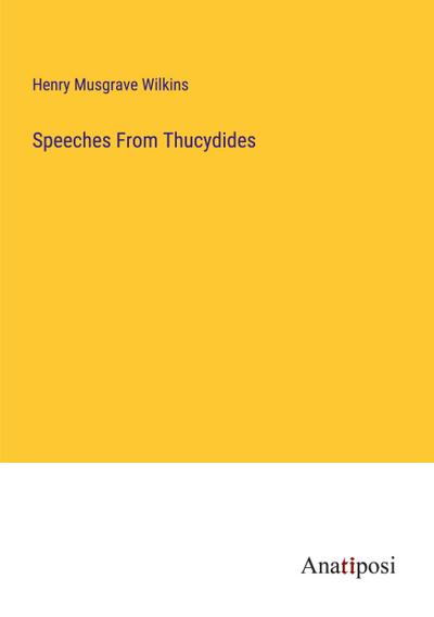 Speeches From Thucydides