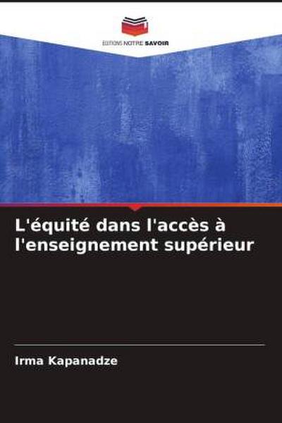 L’équité dans l’accès à l’enseignement supérieur