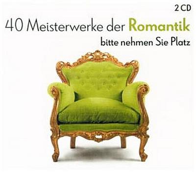 40 Meisterwerke der Romantik, 2 Audio-CDs