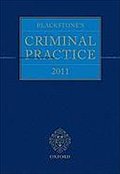 Blackstone's Criminal Practice 2011, w. CD-ROM