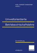 Umweltorientierte Betriebswirtschaftslehre