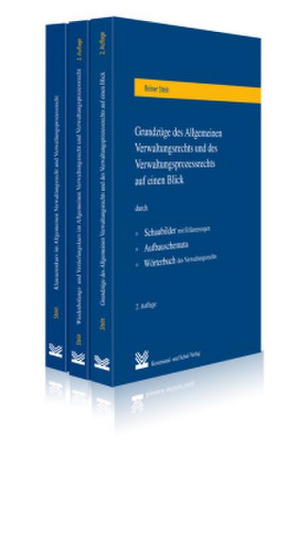 Grundzüge des Allgemeinen Verwaltungsrechts und des Verwaltungsprozessrechts auf einen Blick. Wiederholungs- und Vertiefungskurs im Allgemeinen Verwaltungsrecht und Verwaltungsprozessrecht. Klausurenkurs im Allgemeinen Verwaltungsrecht und Verwaltungsprozessrecht, 3 Bde.