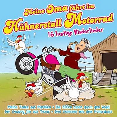 Meine Oma fährt im Hühnerstall Motorrad-16 lustig