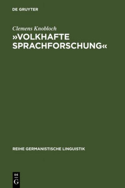 ’Volkhafte Sprachforschung’