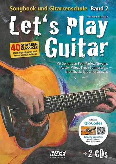 Let’s play Guitar Band 2 (+2CD’s +QR-Codes)für Gitarre