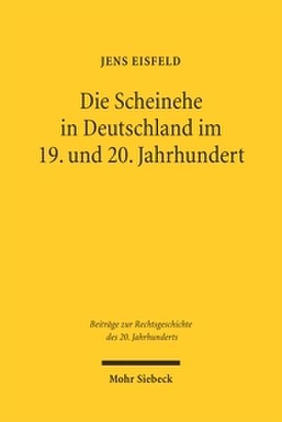 Die Scheinehe in Deutschland im 19.und 20.Jahrhundert