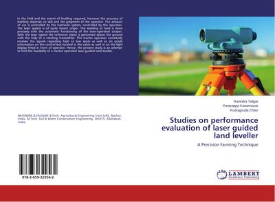 Studies on performance evaluation of laser guided land leveller