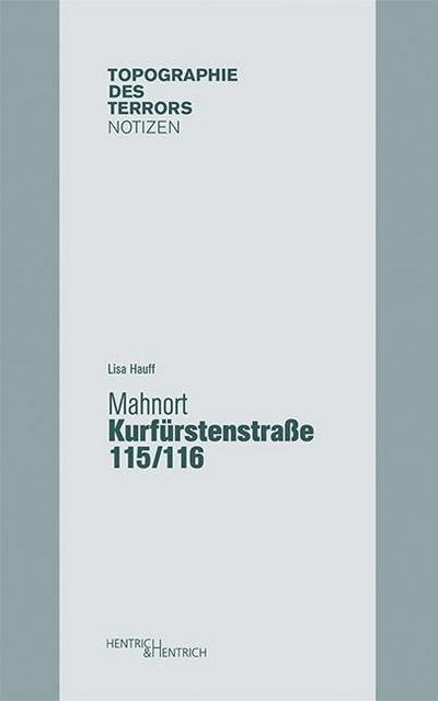 Mahnort Kurfürstenstraße 115/116