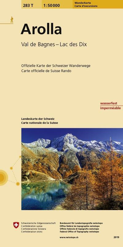 Landeskarte der Schweiz Arolla