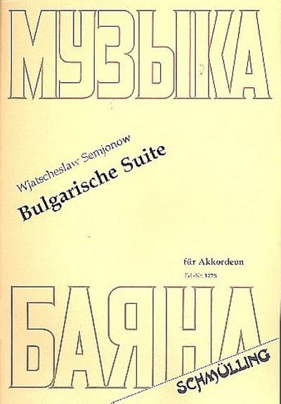Bulgarische Suitefür Akkordeon