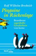 Pinguine in Rückenlage