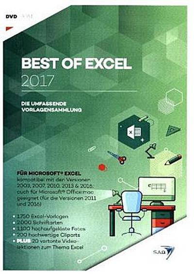 Best of Excel 2017, 1 DVD-ROM