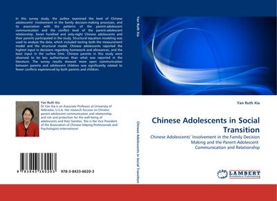 Chinese Adolescents in Social Transition