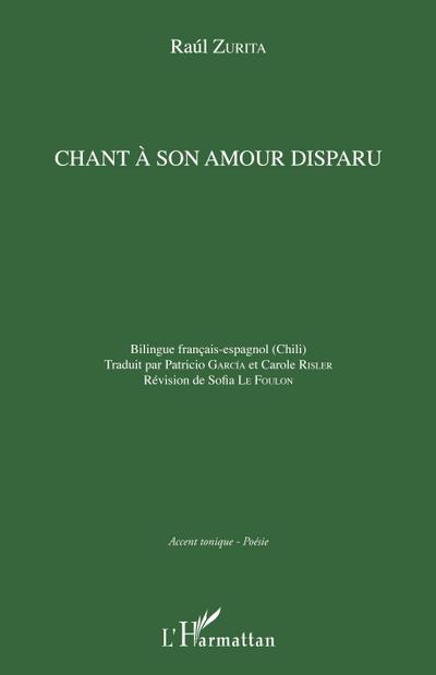 Chant à son amour disparu