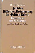 Juristen jüdischer Abstammung im ’Dritten Re