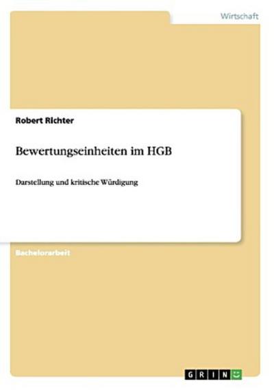 Bewertungseinheiten im HGB