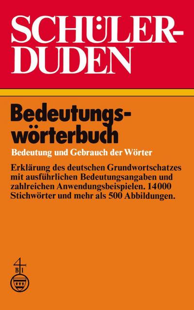 Schülerduden Bedeutungswörterbuch