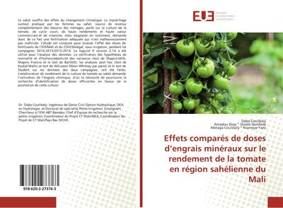 Effets comparés de doses d’engrais minéraux sur le rendement de la tomate en région sahélienne du Mali