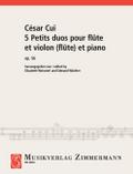 5 Petits duos pour flûte et violon (flûte) et pian