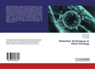 Detection Techniques in Plant Virology