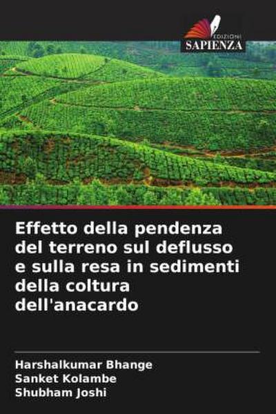 Effetto della pendenza del terreno sul deflusso e sulla resa in sedimenti della coltura dell’anacardo