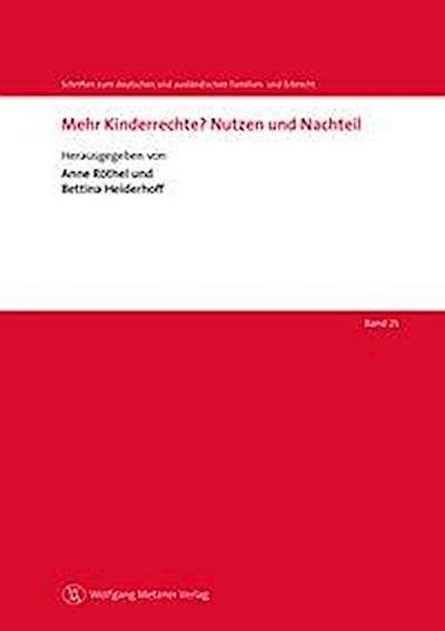 Mehr Kinderrechte? Nutzen und Nachteil