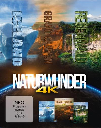 Naturwunder: 3 Naturwunder in einer Sammelbox 4K, 3 UHD-Blu-ray
