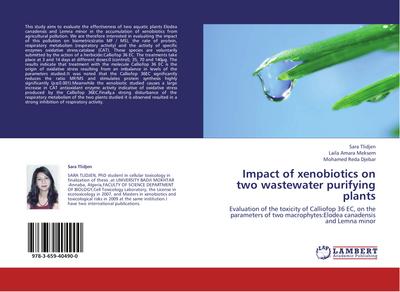 Impact of xenobiotics on two wastewater purifying plants