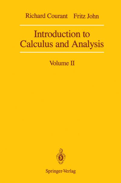 Introduction to Calculus and Analysis