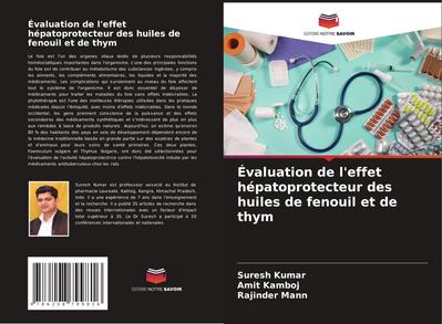 Évaluation de l’effet hépatoprotecteur des huiles de fenouil et de thym