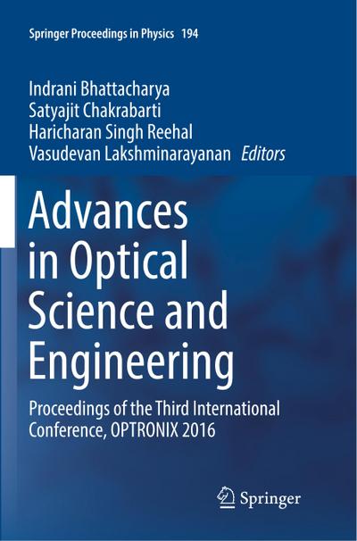 Advances in Optical Science and Engineering