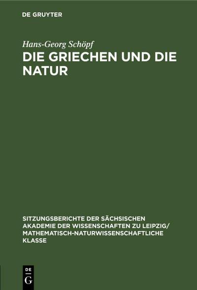 Die Griechen und die Natur