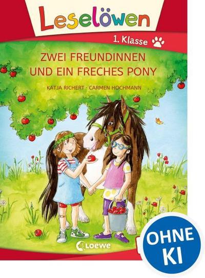 Zwei Freundinnen und ein freches Pony