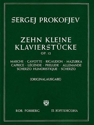 10 kleine Klavierstücke op.12