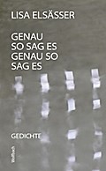 Genau so sag es genau so sag es