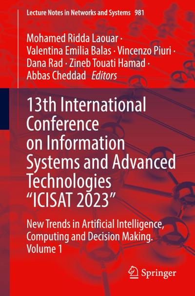 13th International Conference on Information Systems and Advanced Technologies "ICISAT 2023"