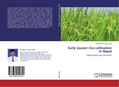 Early season rice cultivation in Nepal