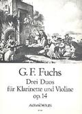 3 Duos op.14für Klarinette und Violine