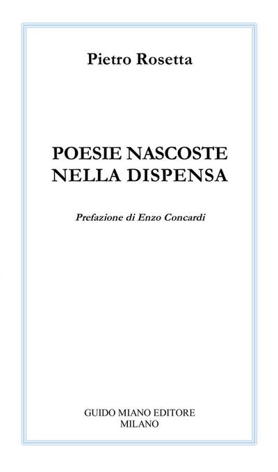 Poesie nascoste nella dispensa