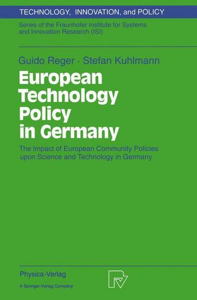 European Technology Policy in Germany