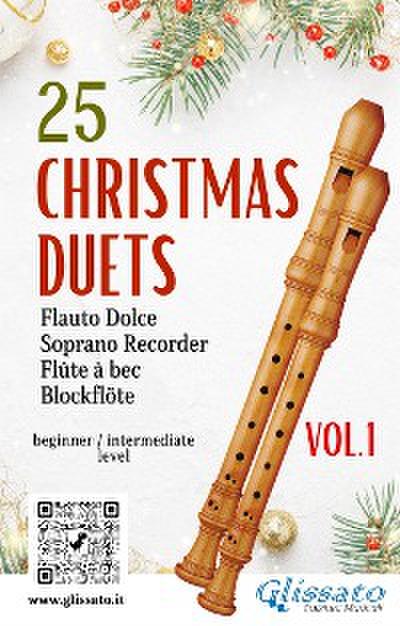25 Christmas Duets for soprano recorder - VOL.1