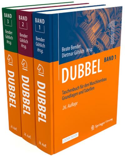 Dubbel Taschenbuch für den Maschinenbau, 3 Bde.. Bd.1-3