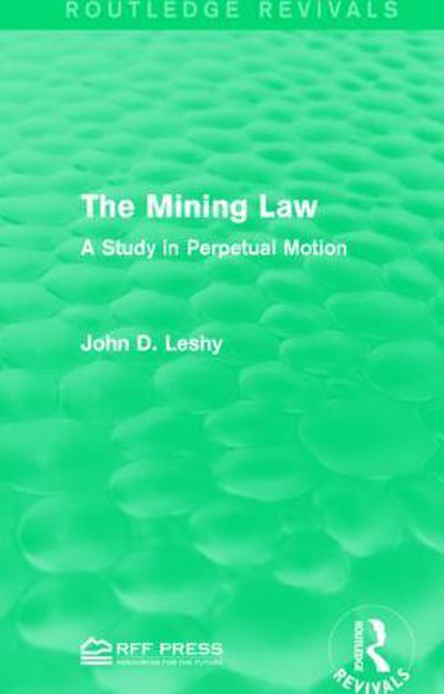 The Mining Law