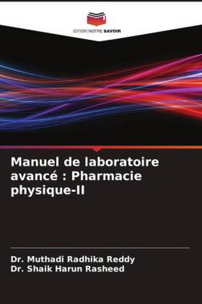 Manuel de laboratoire avancé : Pharmacie physique-II