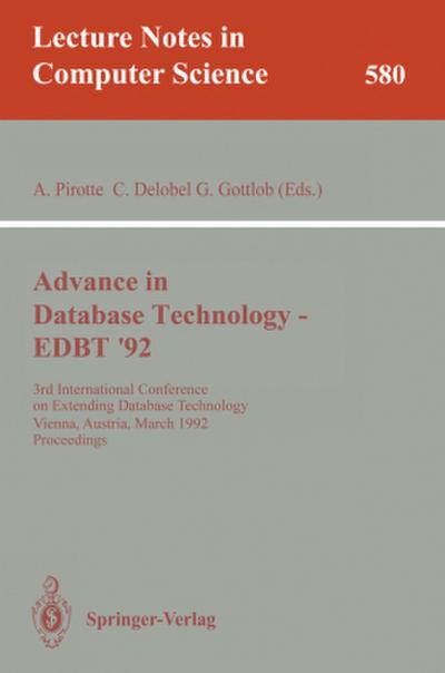 Advances in Database Technology - EDBT ’92