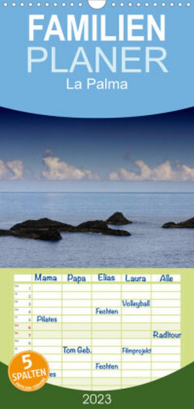 Familienplaner La Palma (Wandkalender 2023 , 21 cm x 45 cm, hoch)